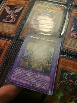 YUGIOH! - ELEMENTAL HERO GRAND NEOS STON-EN035 - ULTRA RARE UNLIMITED EDITION - Image 2