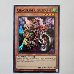 Chaosrider Gustaph - IOC-EN018 - NM - Super Rare - Unlimited - Yugioh - 25th - Image 1
