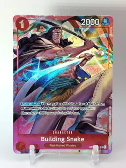 One Piece Building Snake OP09-008 Premium CC: Best Selection Vol. 4 Near Mint NM - Image 1