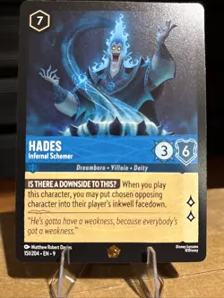 Disney Lorcana - Hades Infernal Schemer - Fabled 151/204 Non-Foil NM - Image 1