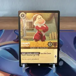 Disney Lorcana - Grumpy Bad-Tempered 10/204 - Floodborn - Cold Foil - Image 1