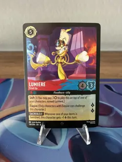 Disney Lorcana - Lumiere 139/204 - Reign of Jafar - Super Rare - Cold Foil - Image 1