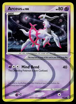 Pokemon Card - Arceus Arceus AR7 Holo Rare - Image 1