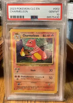 2023 POKEMON CLC-TRADING CARD GAME CLASSIC #002 CHARMELEON PSA 10 - Image 1