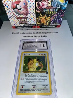 CGC 8 - Pokemon Card - Black Star Promo #10 - MEOWTH (holo-foil) - NM-MT - Image 2