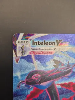 Pokemon TCG Inteleon VMAX Fusion Strike Holo Card 266/264 Secret Rare - Image 4