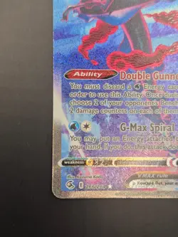 Pokemon TCG Inteleon VMAX Fusion Strike Holo Card 266/264 Secret Rare - Image 5