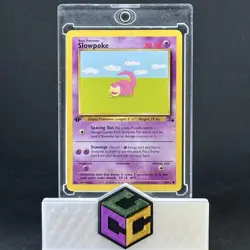 Pokemon TCG Slowpoke Fossil, 1st Edition, Regular Card 55/62 - Image 1