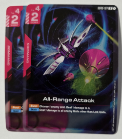 All-Range Attack Foil - GD02-107 - NM - Gundam TCG Card Game X2 - Image 1