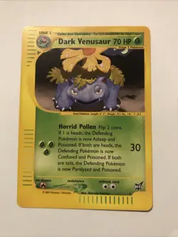 Dark Venusaur Best Promo 7 - Near Mint - Pokemon Trading Card Game - Image 1