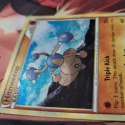 Pokemon TCG Hitmontop 5/123 HeartGold SoulSilver (HS) Holo Rare 2010 LP - Image 3
