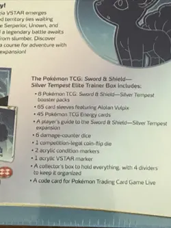 Sealed Pokemon TCG: Sword & Shield Silver Tempest Elite Trainer Box ETB NEW - Image 3
