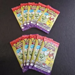 2023 McDonald's Pokemon TCG Match Battle Lot of 10 Packs - New Sealed - Image 1