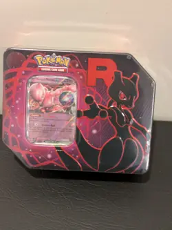Pokemon Team Rocket Tin Team Rocket's Mewtwo ex New SEALED - Image 1