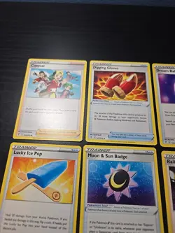 Pokemon TCG Evolving Skies Trainer Partially Complete Card Lot Gordie Copycat NM - Image 2