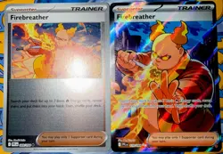Fire Breather 119/94 Full Art Trainer Holo Me02: Phantasmal Flames Pokemon TCG - Image 1