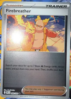Fire Breather 119/94 Full Art Trainer Holo Me02: Phantasmal Flames Pokemon TCG - Image 3