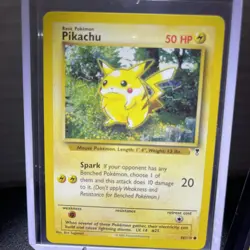 Pokemon TCG Lightning Energy Vintage Pikachu lege Set And Fossil Raichu Non Holo - Image 3