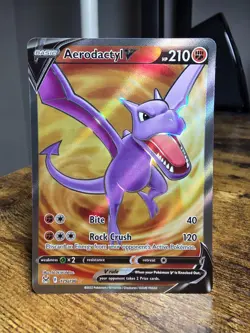 Pokemon TCG - Aerodactyl V #179/196 - Lost Origin - Ultra Rare - NM/M - Image 1
