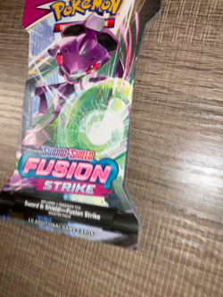 2021 Pokemon Fusion Strike Foil Pack Genesect Art - Image 2