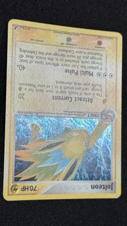 2005 Jolteon 8/115 Holo Rare Unseen Forces Pokemon TCG Near Mint - Image 3