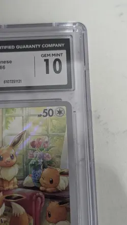 Pokemon Eevee 078/066 Crimson Haze Art Rare Holo CGC 10 Japanese TCG 2024 - Image 5