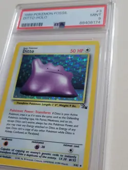 Ditto - Pokemon Fossil #3 - Mint PSA 9 - Image 3