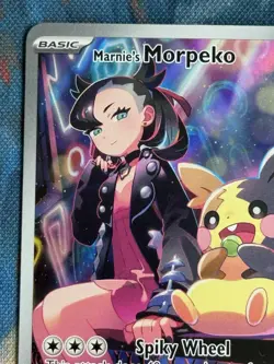 Marnie's Morpeko Pokemon SVP206 Black Star Promos NM / Near Mint - Image 2