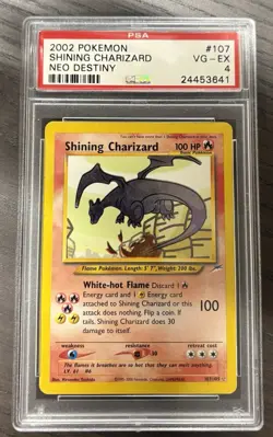Shining Charizard Neo Destiny #107 PSA 4 - Image 1