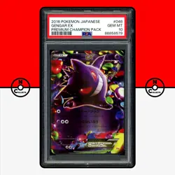 Pokemon PSA 10 Gengar EX Holo 048/131 CP4 Premium Champion Pack Japanese - Image 1