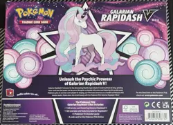 1x 2021 Pokemon Galarian Rapidash V Box 4 Booster Packs + More! Trusted Seller! - Image 2