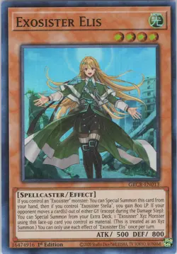 Exosister Elis NM GRCR 1st The Grand Creators Yugioh - Image 1