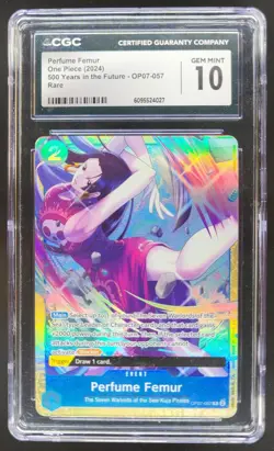 2024 ONE PIECE CCG PERFUME FEMUR RARE OP07-057 CGC 10 A PT - Image 1