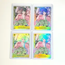 Kouzuki Hiyori OP06-106 Super Rare Foil One Piece x 4 play set - Image 1