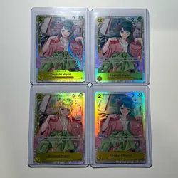 Kouzuki Hiyori OP06-106 Super Rare Foil One Piece x 4 play set - Image 4