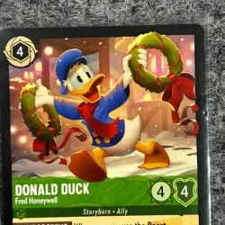 Disney Lorcana Winterspell Donald Duck Fred Honeywell 93/204 Legendary Foil NM - Image 3