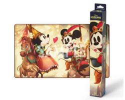 Disney Lorcana Parks Exclusive Mickey & Minnie Foil Playmat Sealed IN HAND NEW - Image 1