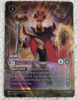 Disney Jafar - High Sultan of Lorcana (Store Championship) 33/P2 Foil Enchanted - Image 1