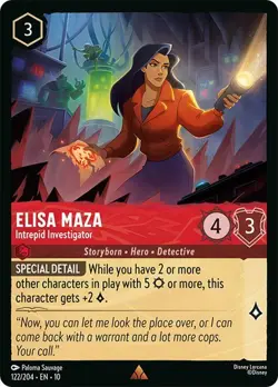 Elisa Maza Intrepid Investigator 122/204 Whispers in the Well Disney Lorcana - Image 1