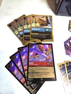 Disney Lorcana Winterspell League Promo Card Set x 4+Counter+Storage Box+Sticker - Image 2