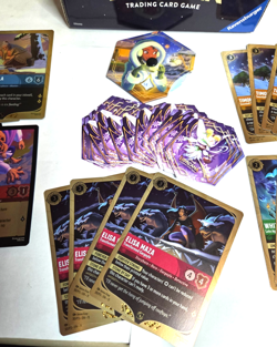 Disney Lorcana Winterspell League Promo Card Set x 4+Counter+Storage Box+Sticker - Image 3