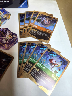 Disney Lorcana Winterspell League Promo Card Set x 4+Counter+Storage Box+Sticker - Image 4