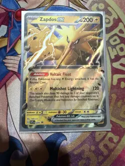 Zapdos ex 49 Scarlet & Violet Black Star Promo Holo Pokemon TCG Card - Image 1