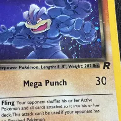 Dark Machamp 10/82 Team Rocket Holo Rare 2000 Wizards Pokemon Card English MP/HP - Image 2