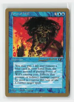 Force of Will World Championship Decks Gold Border Magic The Gathering MTG Card - Image 1