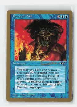 Force of Will World Championship Decks Gold Border Magic The Gathering MTG Card - Image 1
