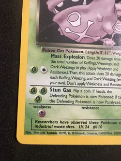Dark Weezing 14/82 - Team Rocket Set Holo Rare Pokemon Card TCG NM- - Image 5