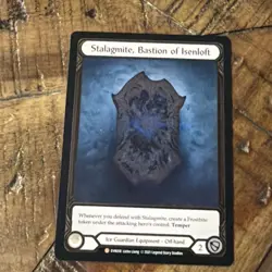 Flesh and Blood FAB Stalagmite, Bastion of Isenloft NM 1st EditionCold Foil - Image 1