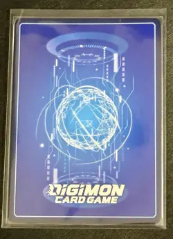 ✨Omnimon BT1-084 SR Alt Art Double Diamond Holo Digimon Card Ghost Rare Mint - Image 3