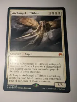 Archangel of Tithes Magic Origins Regular Card Near Mint Condition - Image 1